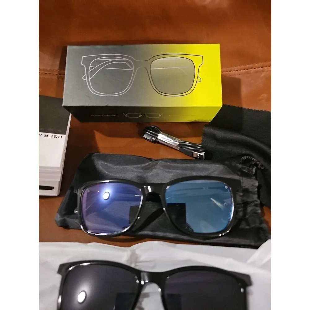 GS05 Smart Bluetooth Glasses Music Voice Assistant &‎ Hands-Free Calls